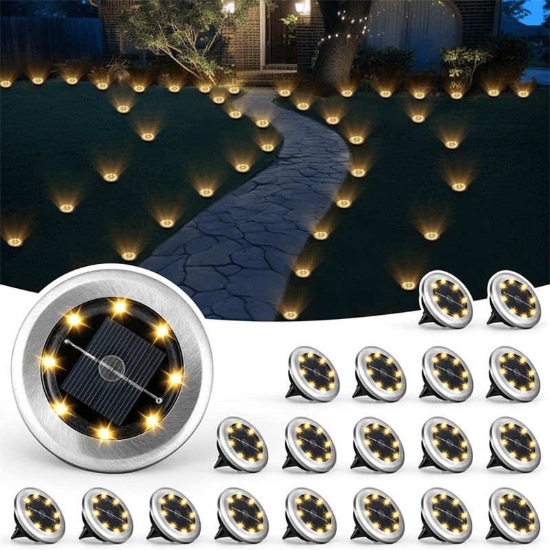 Starlane Outdoor Ground Lights Auto Dusk Sensor 2 Pack Product Image 02