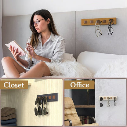 Stowline Wood Sunglasses Wall Rack Product Image 03