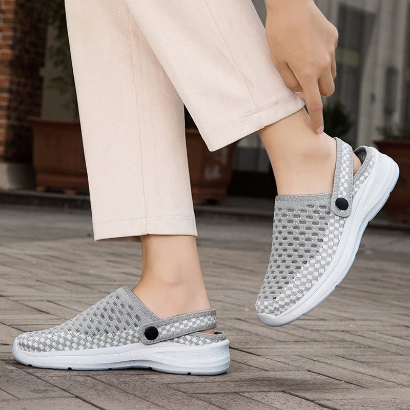 Strideair Mesh Clogs Roomy Convertible Eva Traction Product Image 01