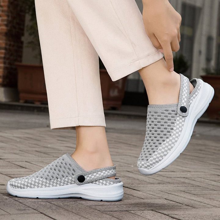Strideair Mesh Clogs Roomy Convertible Eva Traction Product Image 01