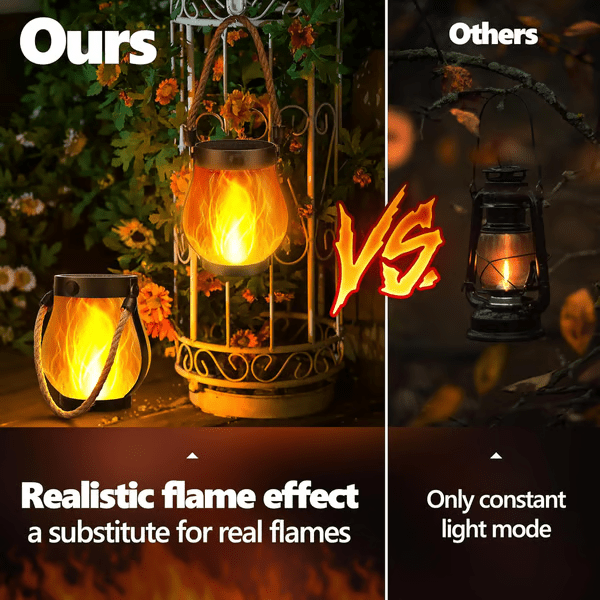 Sunlit Glow Flicker Outdoor Lantern Product Image 06