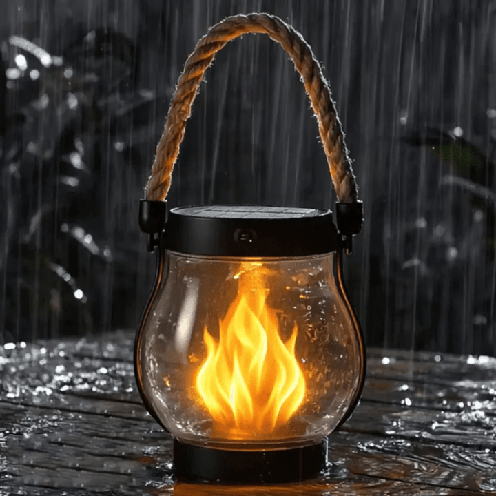 Sunlit Glow Flicker Outdoor Lantern Product Image 08