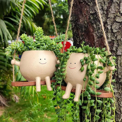 Sunny Smile Hanging Planter Product Image 01