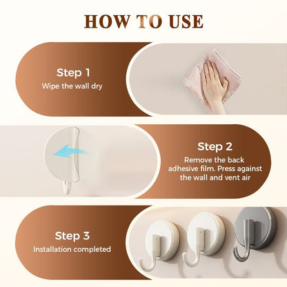 Suregrip No Drill Suction Wall Hooks 3 Pack Product Image 08