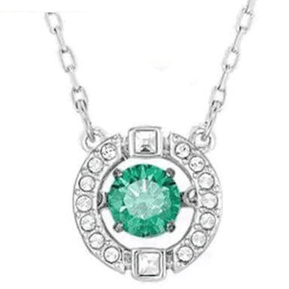 Swayglow Moving Rhinestone Pendant Necklace Product Image 09