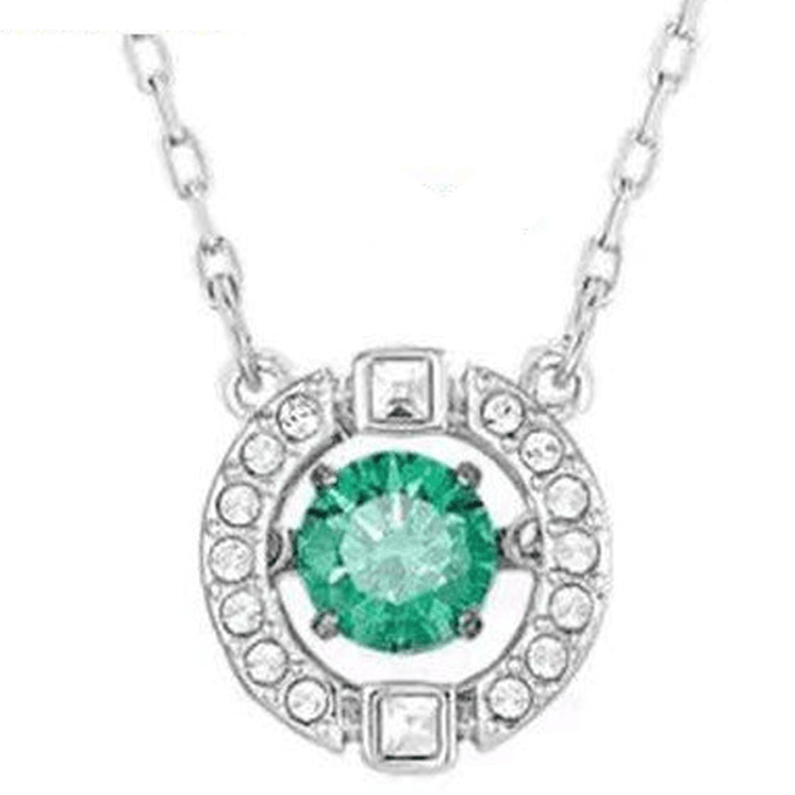 Swayglow Moving Rhinestone Pendant Necklace Product Image 09