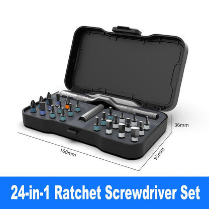 Taskmate 24 Bit Magnetic Ratchet Screwdriver Set Product Image 01