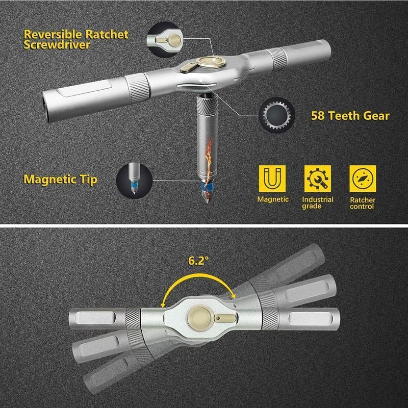 Taskmate 24 Bit Magnetic Ratchet Screwdriver Set Product Image 12