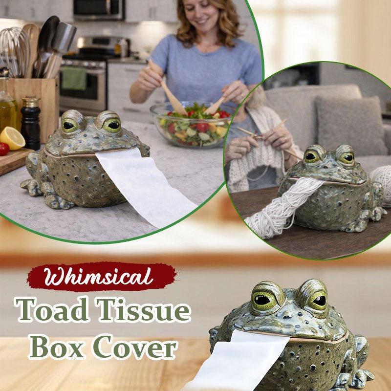 Terrific Toad Tissue Dispenser Resin Home Accent Product Image 01