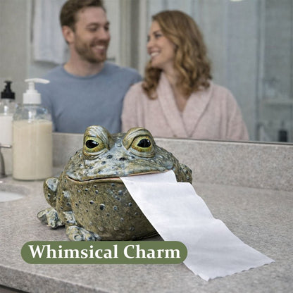 Terrific Toad Tissue Dispenser Resin Home Accent Product Image 05
