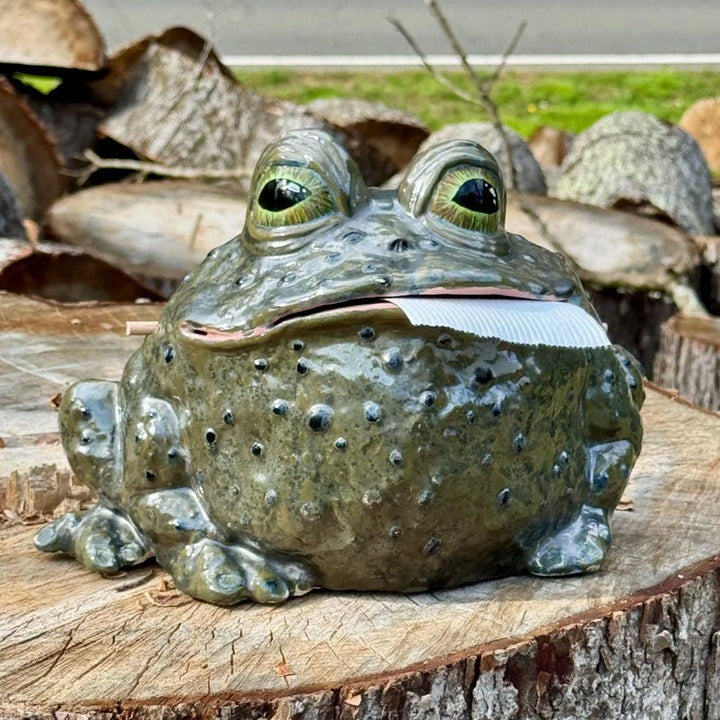Terrific Toad Tissue Dispenser Resin Home Accent Product Image 07