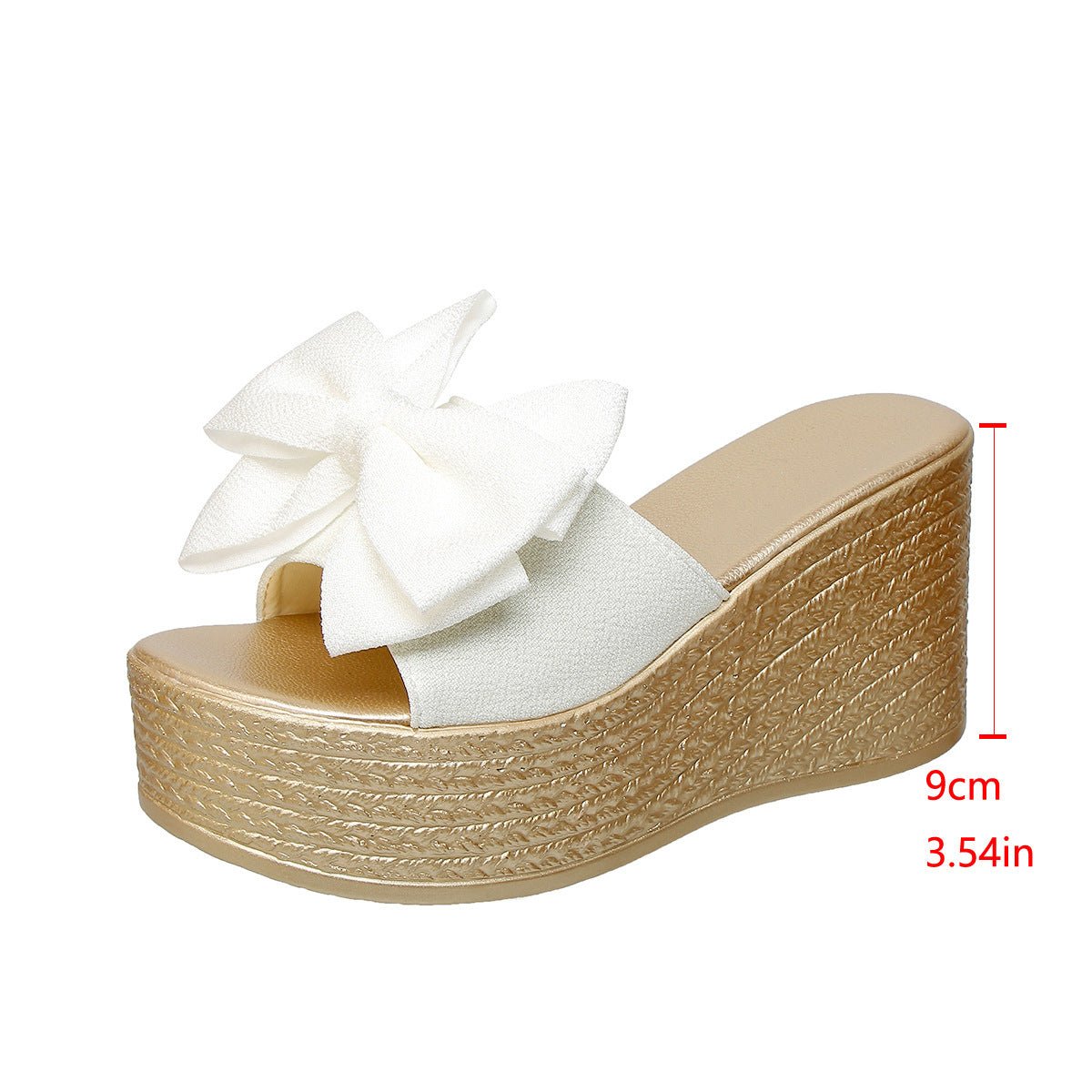 Tessa Platform Wedge Sandals Open Toe Flatform Heel Product Image 06