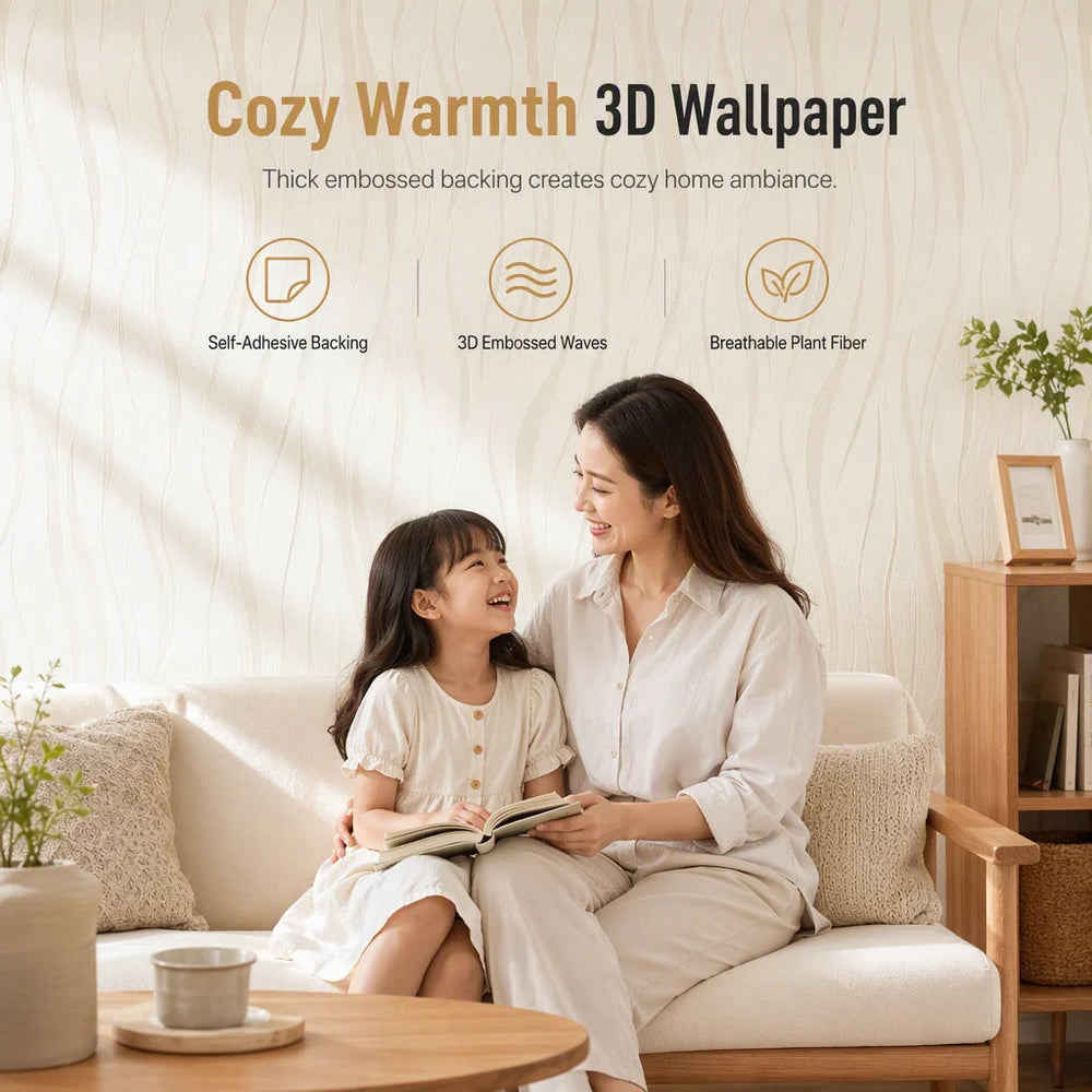 Textured Peel And Stick Stripe Wallpaper Product Image 02