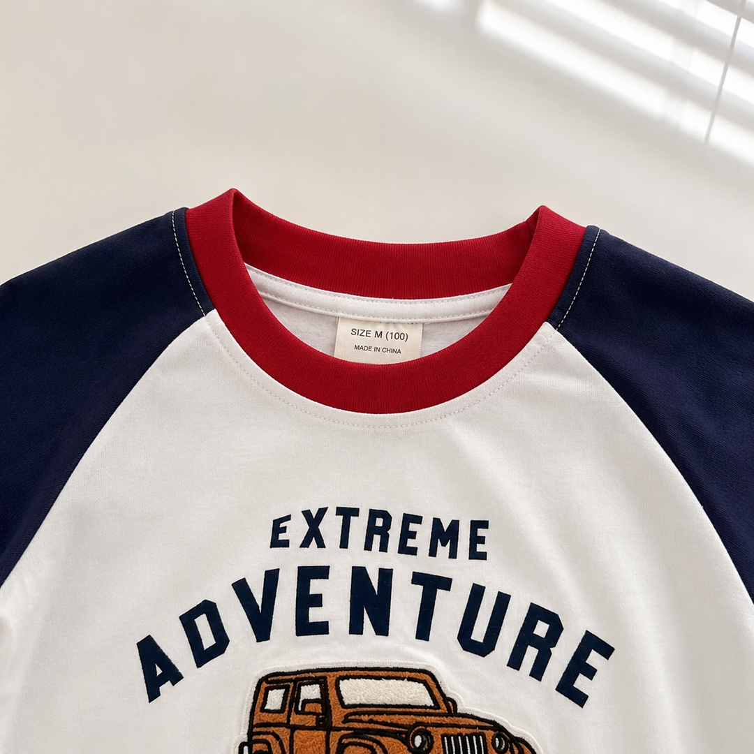 Close-up of the truck T-shirt&