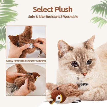 Twirlywing Rechargeable Chirping Bird Cat Toy Product Image 04