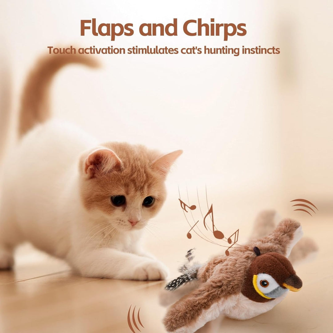Twirlywing Rechargeable Chirping Bird Cat Toy Product Image 06