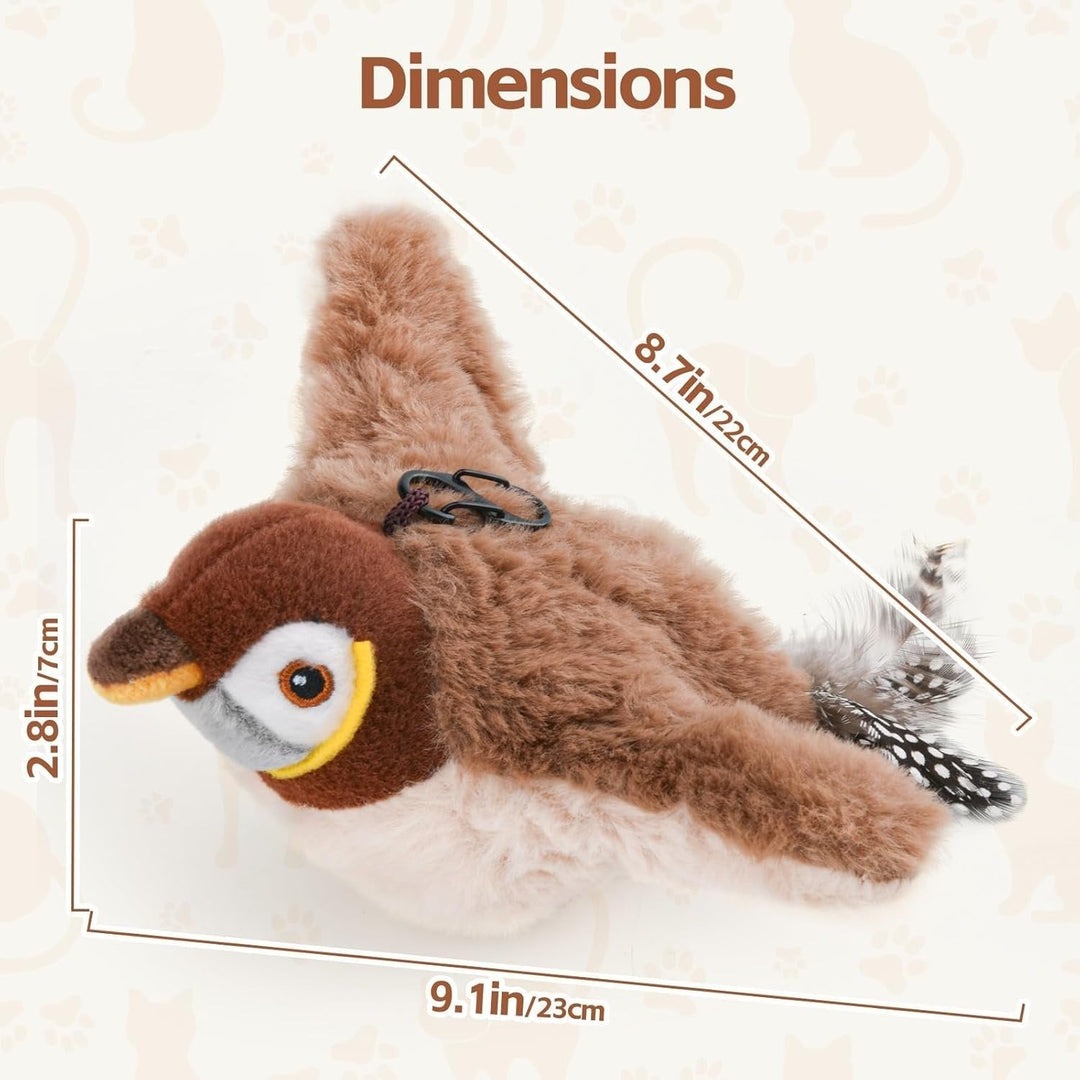 Twirlywing Rechargeable Chirping Bird Cat Toy Product Image 07