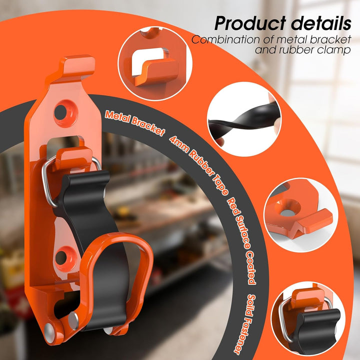 Vehicle Garage Rubber Clamp Tool Mount Kit Product Image 03
