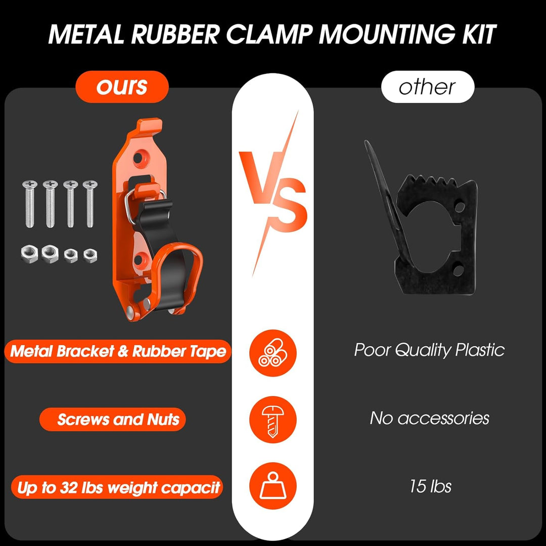 Vehicle Garage Rubber Clamp Tool Mount Kit Product Image 06