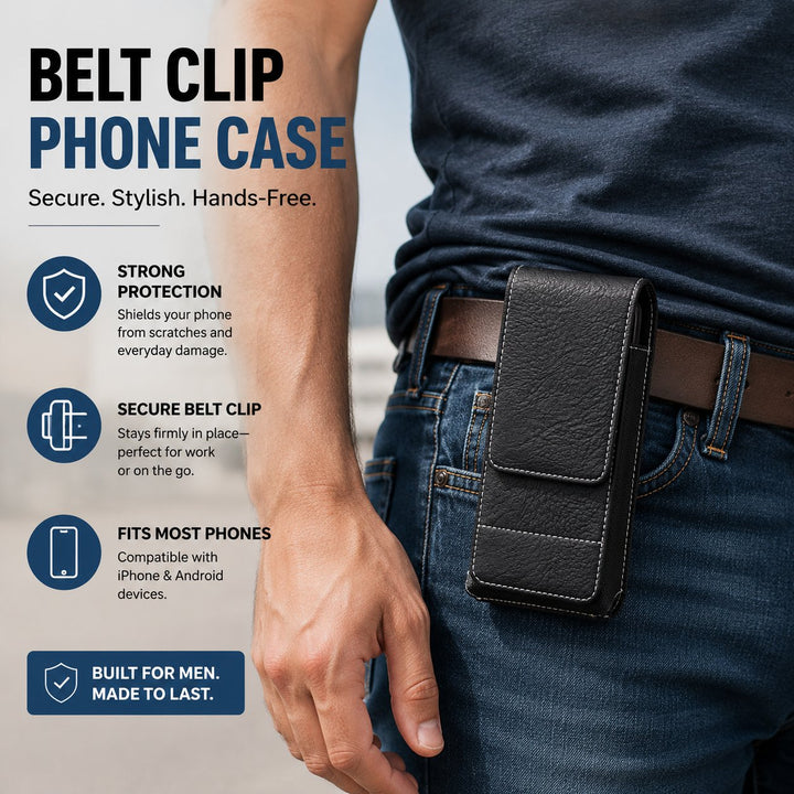 Versatile Leather Phone Holster Product Image 04