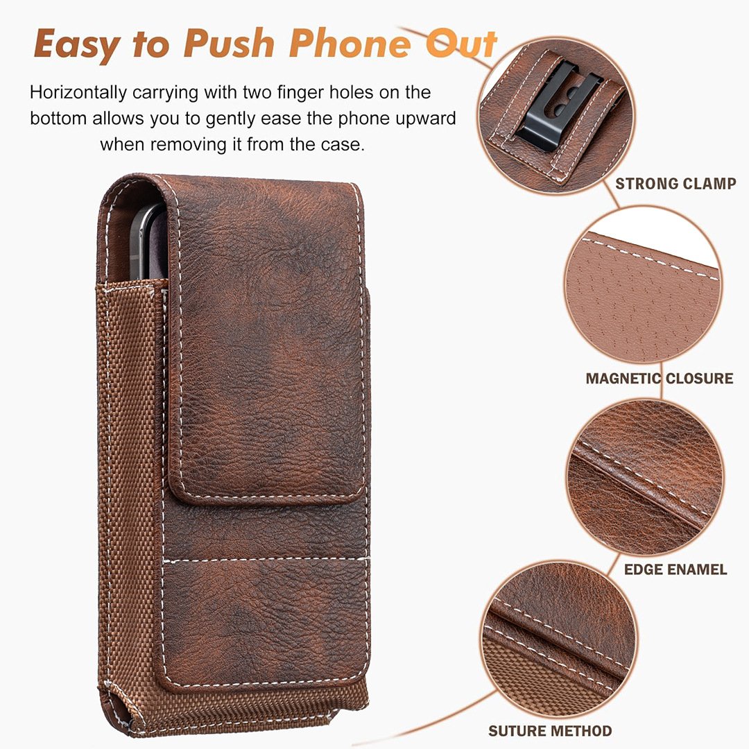 Versatile Leather Phone Holster Product Image 06