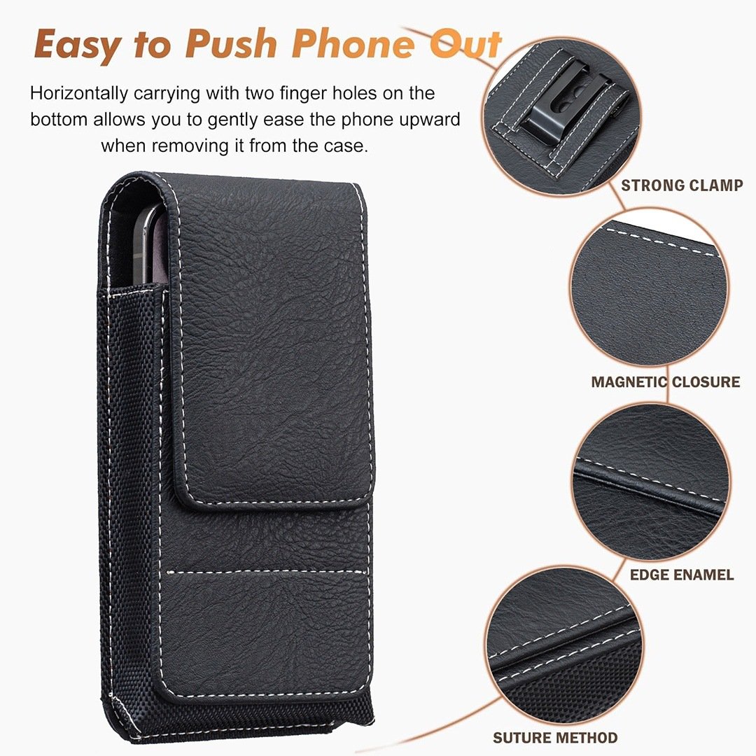 Versatile Leather Phone Holster Product Image 07