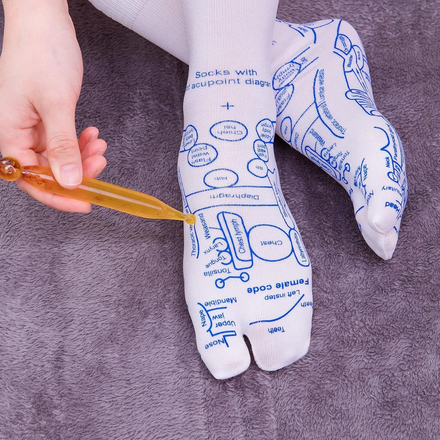 Vistapoint Reflexology Pressure Zone Socks Product Image 02