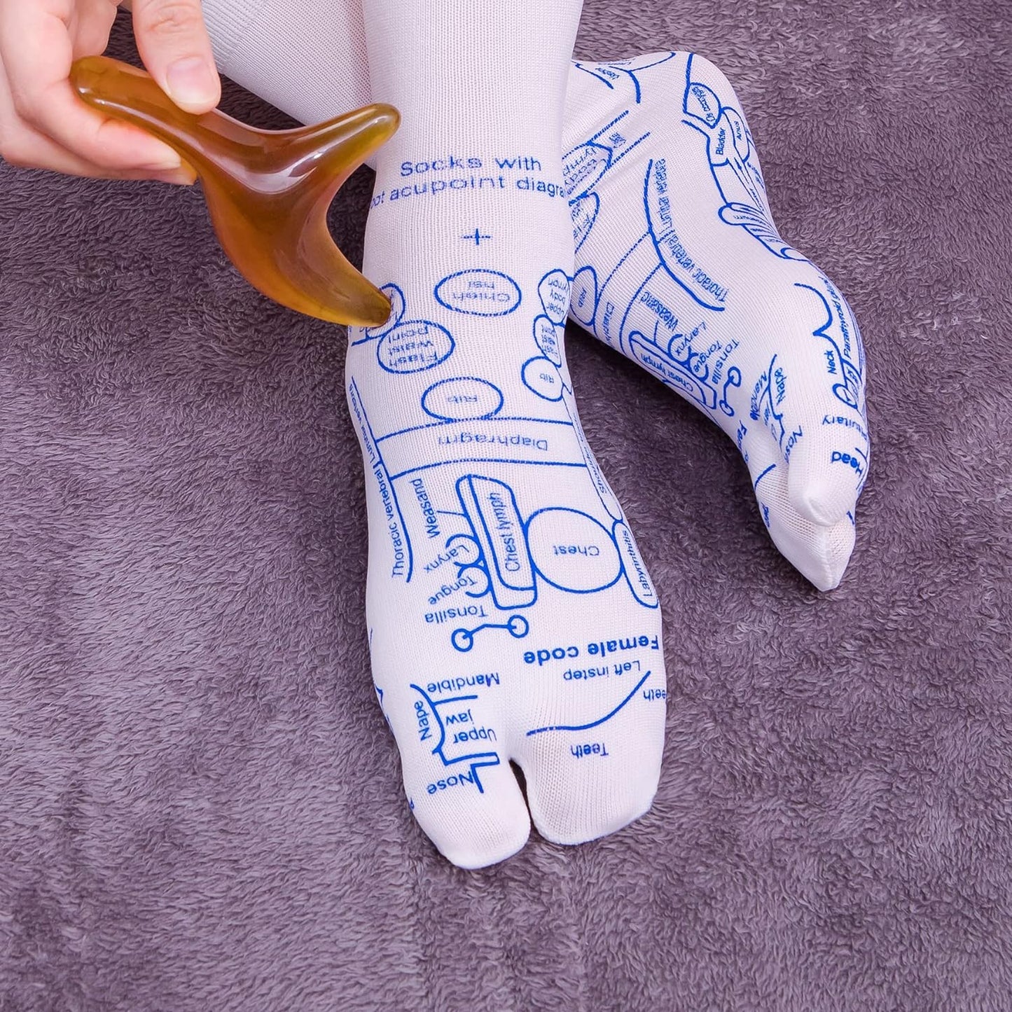 Vistapoint Reflexology Pressure Zone Socks Product Image 05