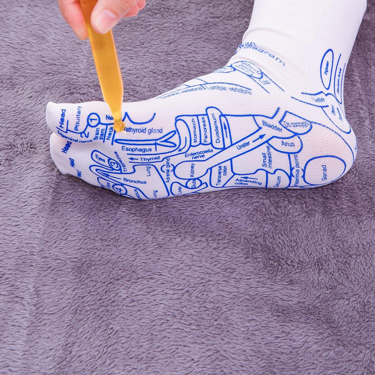 Vistapoint Reflexology Pressure Zone Socks Product Image 06
