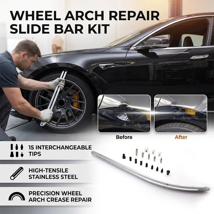 Wheel Arch Dent Repair Kit Stainless Slide Bar Product Image 01