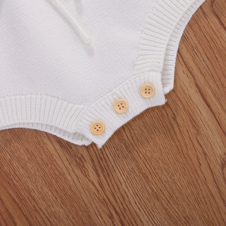 Close-up of the white romper&