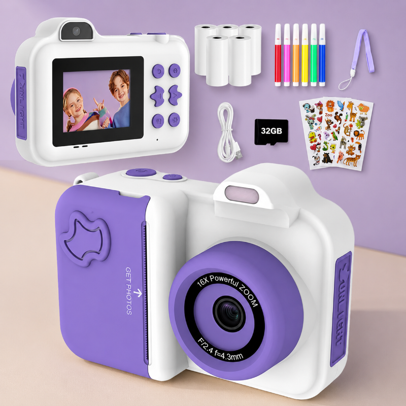 White-and-purple kids&