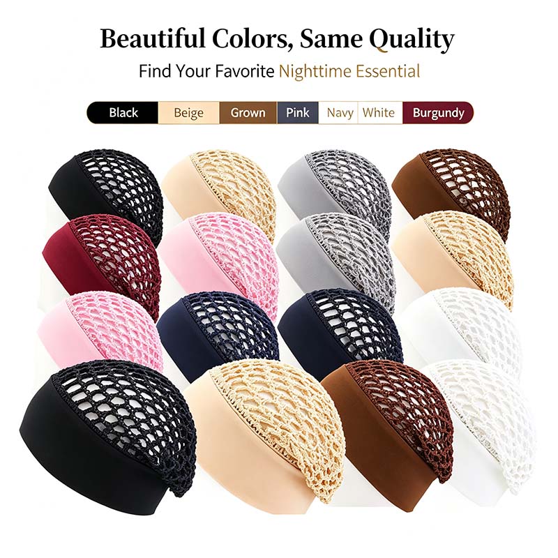 Wide Edge Sleep Bonnet Set Product Image 02