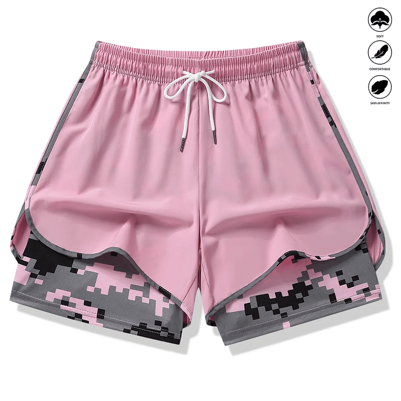 Willow 2 In 1 Womens Workout Shorts Pockets Product Image 03