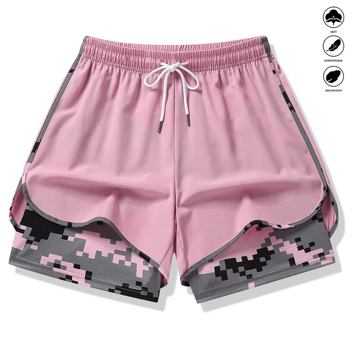 Willow 2 In 1 Womens Workout Shorts Pockets Product Image 03