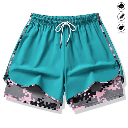 Willow 2 In 1 Womens Workout Shorts Pockets Product Image 04