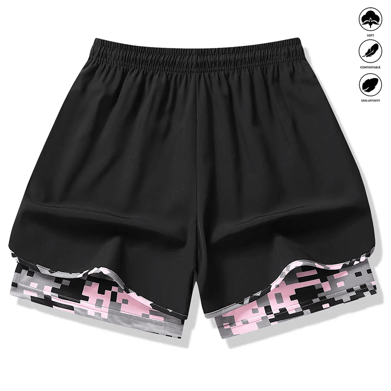 Willow 2 In 1 Womens Workout Shorts Pockets Product Image 05