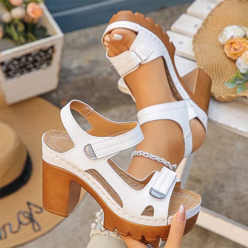 Willow Adjustable Platform Sandals Product Image 01