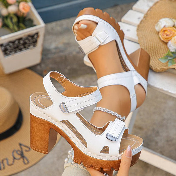 Willow Adjustable Platform Sandals Product Image 01