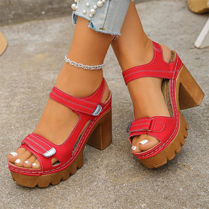 Willow Adjustable Platform Sandals Product Image 13