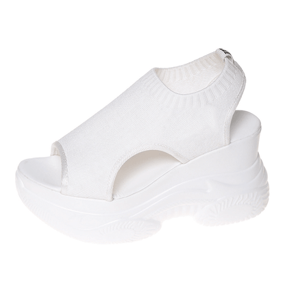 Willow Knit Open Toe Wedge Sandals Product Image 01