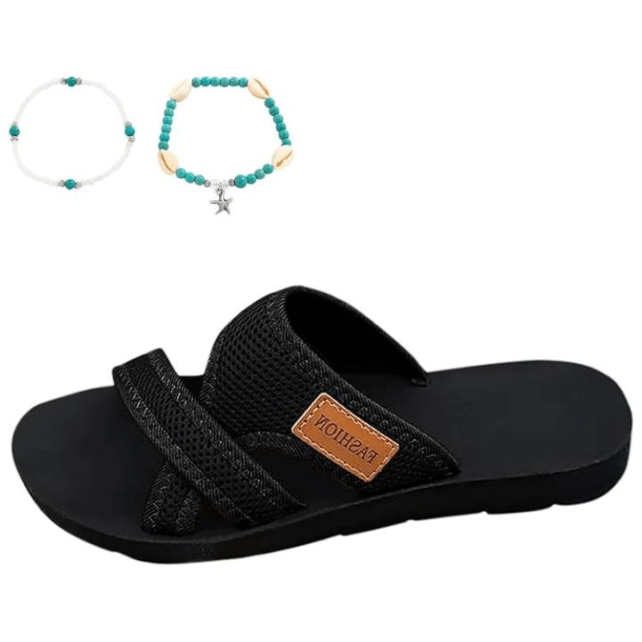 Willow Wide Fit Open Toe Flat Sandals Product Image 07