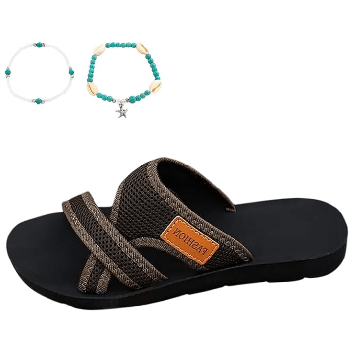 Willow Wide Fit Open Toe Flat Sandals Product Image 08
