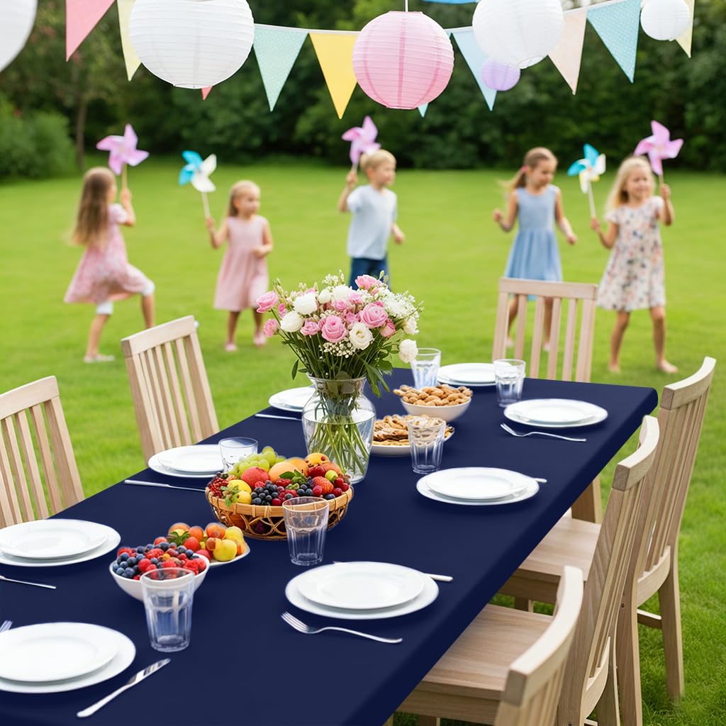 Windproof Elastic Edge Picnic Tablecloth Product Image 06
