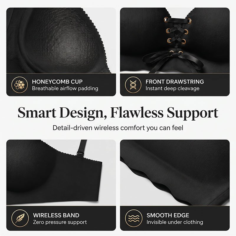Womens Seamless Push Up Bra Product Image 03