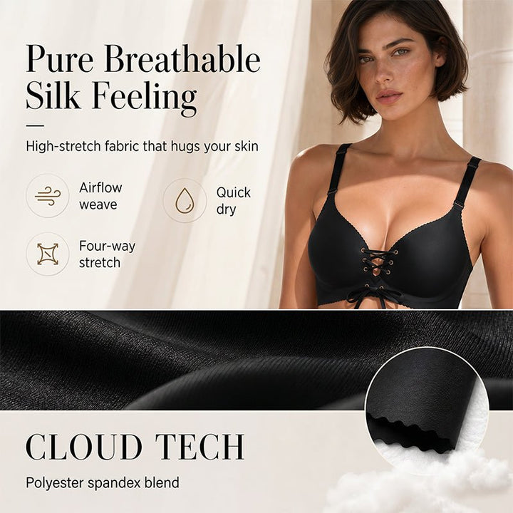 Womens Seamless Push Up Bra Product Image 05