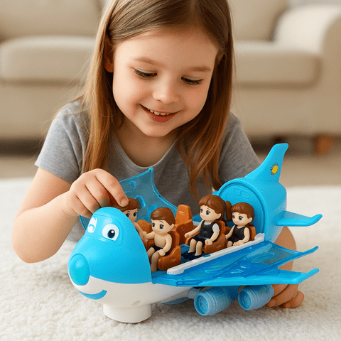 Wonderjet Light Up Electric Airplane Playset Product Image 06