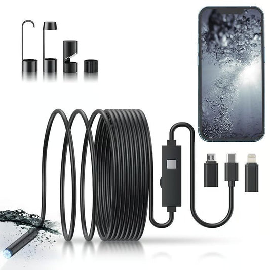 Zipview Phone Inspection Camera Flexible Led Scope Product Image 01