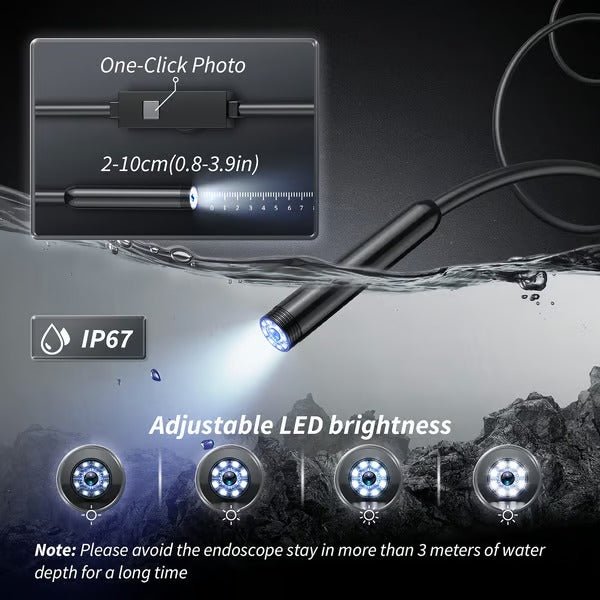 Zipview Phone Inspection Camera Flexible Led Scope Product Image 03